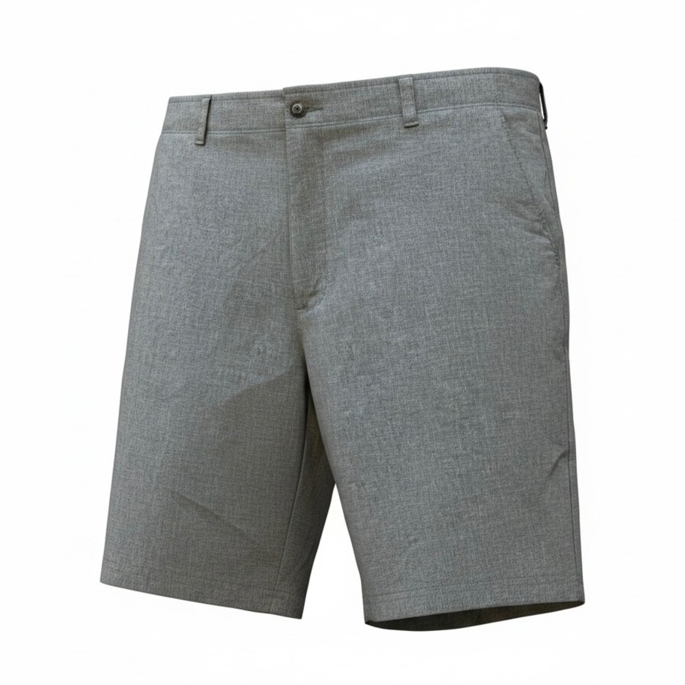 Perry Ellis Ben Hogan Mens Gray Heathered Flat Front Golf Shorts Size 42 WT4405